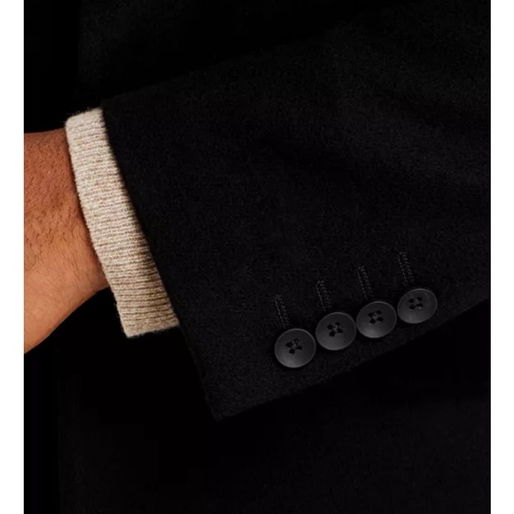 100% Italian Cashmere Blazer VEUC -Black 40S as measured listed as 37S - Picture 3 of 13